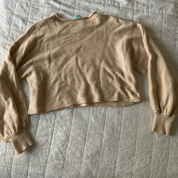 Mint Vanilla Cropped Sweater - Picture 2 of 5